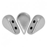 Les perles par Puca® Amos Perlen Silver alluminium mat 00030/01700